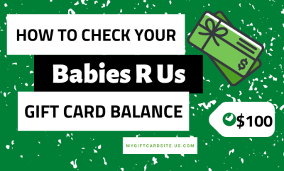 How To Check Your Babies R Us Gift Card Balance
