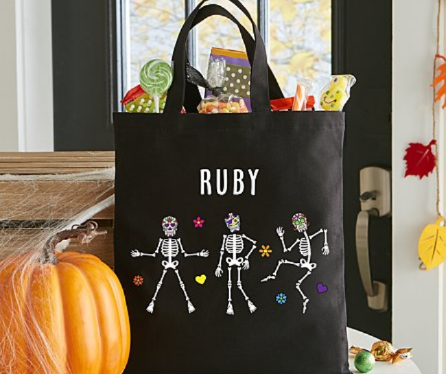 Dancing Skulls Treat Bag