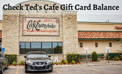 How to Check Ted’s Cafe Gift Card Balance