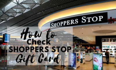 How to Check Shoppers Stop Gift Card Balance