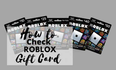 How to Check Roblox Gift Card Balance