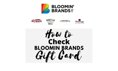 How to Check Bloomin Brands Gift Card Balance