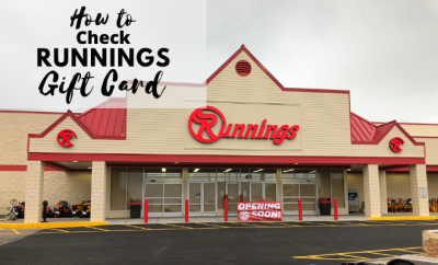 Check Runnings Gift Card Balance