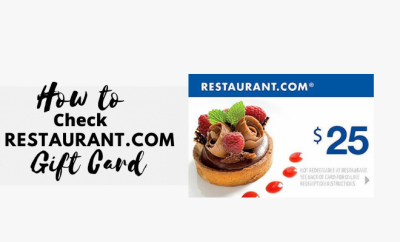 How to Restaurant.com Gift Card Balance
