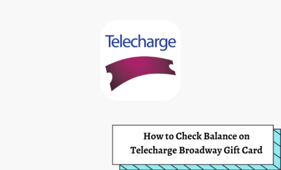 How to Check Telecharge Broadway Gift Card Balance