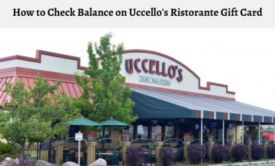 How to Check Uccelo's Ristorante Gift Card Balance
