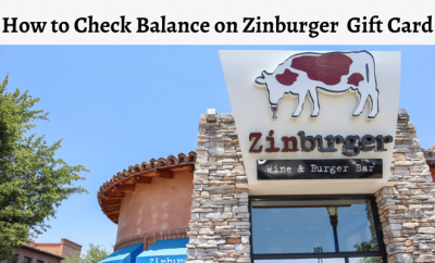 How to Check Zinburger Gift Card Balance