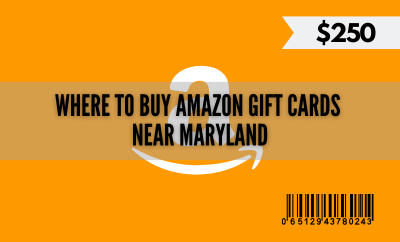 Where To Buy Amazon Gift Cards Near Maryland