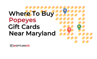 Where To Buy Popeyes Gift Cards Near Maryland