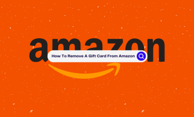 How To Remove A Gift Card From Amazon