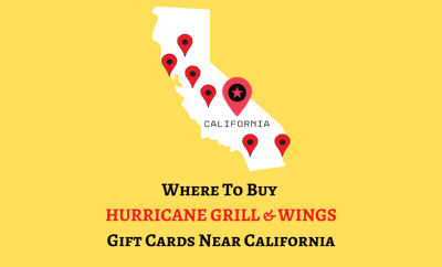 Where To Buy Hurricane Grill & Wings Gift Cards Near California