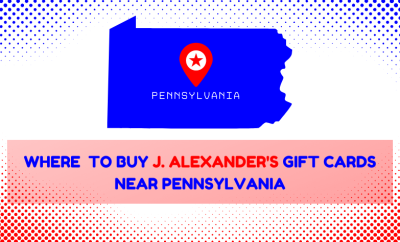 Where To Buy J. Alexander’s Gift Cards Near Pennsylvania