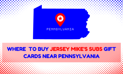 Where To Buy Jersey Mike’s Subs Gift Cards Near Pennsylvania