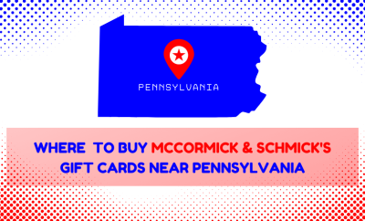 Where To Buy McCormick & Schmick’s Gift Cards Near Pennsylvania