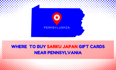 Where To Buy Sarku Japan Gift Cards Near Pennsylvania