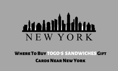 Where To Buy Togo's Sandwiches Gift Cards Near New York