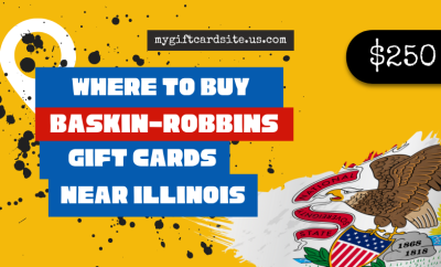 where to buy Baskin-Robbins gift cards near Illinois