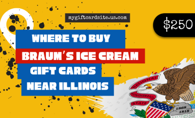 where to buy Braum’s Ice Cream gift cards near Illinois