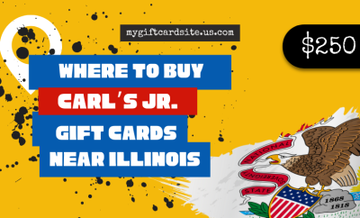 where to buy Carl’s Jr. gift cards near Illinois