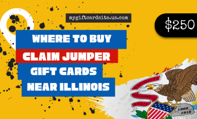 where to buy Claim Jumper gift cards near Illinois