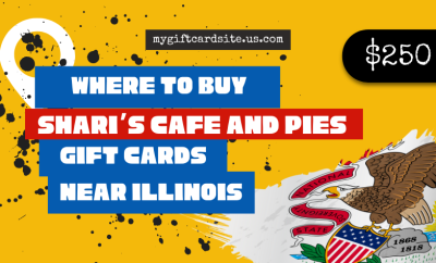 where to buy Shari’s Cafe and Pies gift cards near Illinois