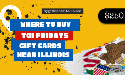 where to buy TGI Fridays gift cards near Illinois