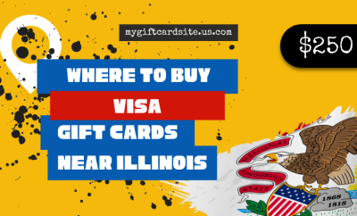 where to buy Visa gift cards near Illinois