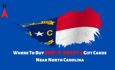 Where To Buy Beef 'O' Brady's Gift Cards Near North Carolina