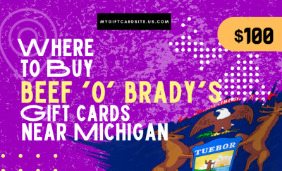 Where To Buy Beef ‘O’ Brady’s Gift Cards Near Michigan