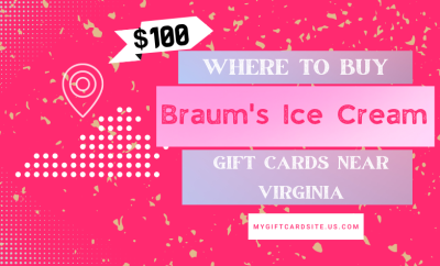 Where To Buy Braum’s Ice Cream & Dairy Stores Gift Cards Near Virginia
