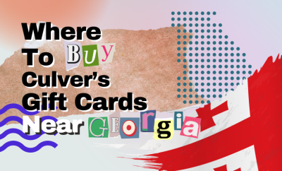 Where To Buy Culver’s Gift Cards Near Georgia