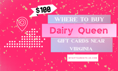 Where To Buy Dairy Queen Gift Cards Near Virginia