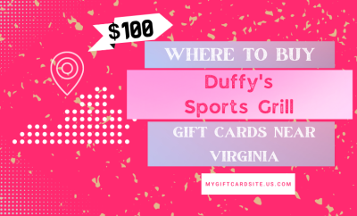 Where To Buy Duffy’s Sports Grill Gift Cards Near Virginia