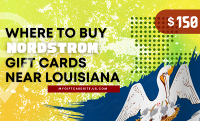 Where To Buy Nordstrom Gift Cards Near Louisiana, (1)