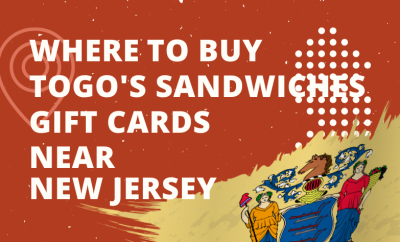 Where To Buy Togo's Sandwiches Gift Cards Near New Jersey