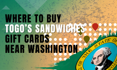 Where To Buy Togo’s Sandwiches Gift Cards Near Washington