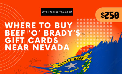 where to buy Beef ‘O’ Brady’s gift cards near Nevada