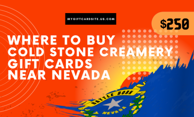 where to buy Cold Stone Creamery gift cards near Nevada