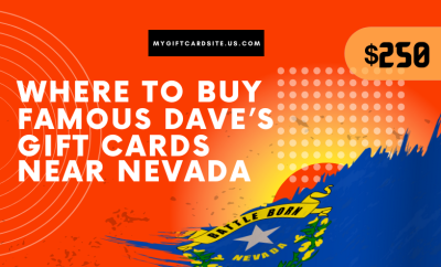 where to buy Famous Dave’s gift cards near Nevada