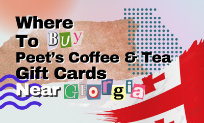 where to buy Peet’s Coffee & Tea gift cards near Georgia