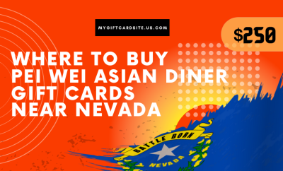 where to buy Pei Wei Asian Diner gift cards near Nevada