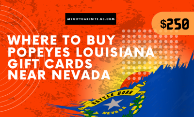 where to buy Popeyes Louisiana gift cards near Nevada