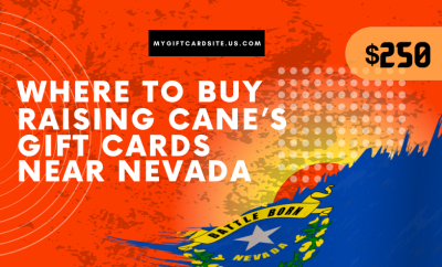 where to buy Raising Cane’s gift cards near Nevada