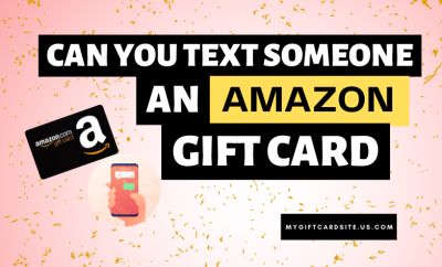 Can You Text Someone An Amazon Gift Card